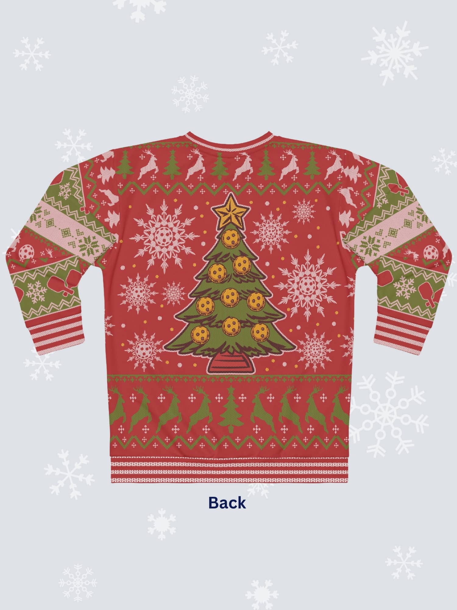 Ugly Christmas Pickleball Sweater - I Saw Mommy