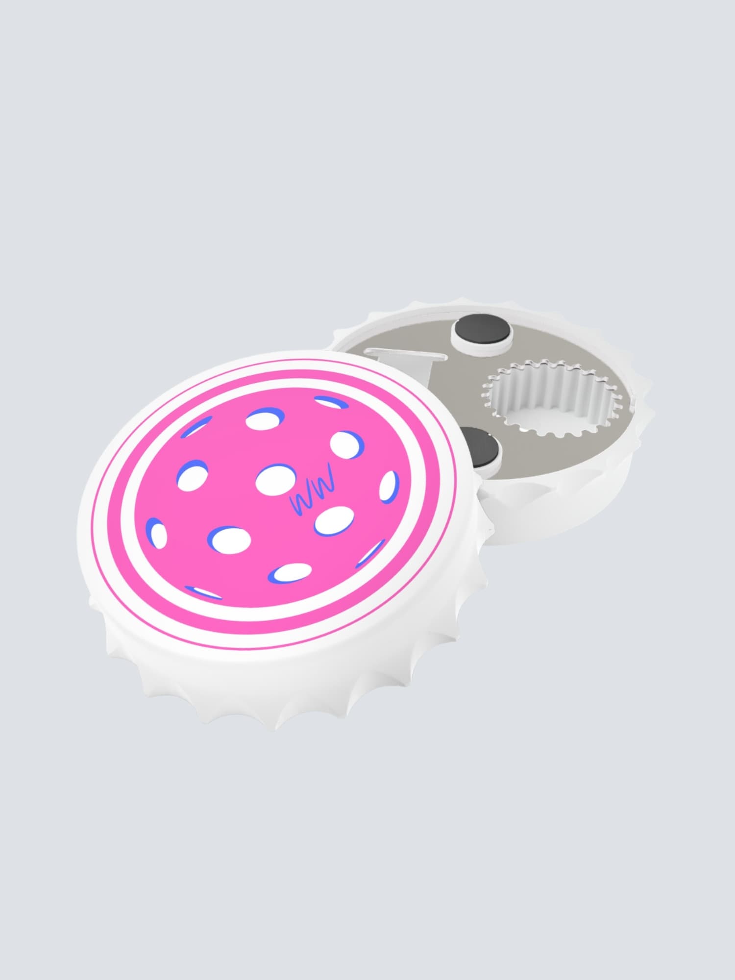 Bottle Opener - Pickleball - Pink