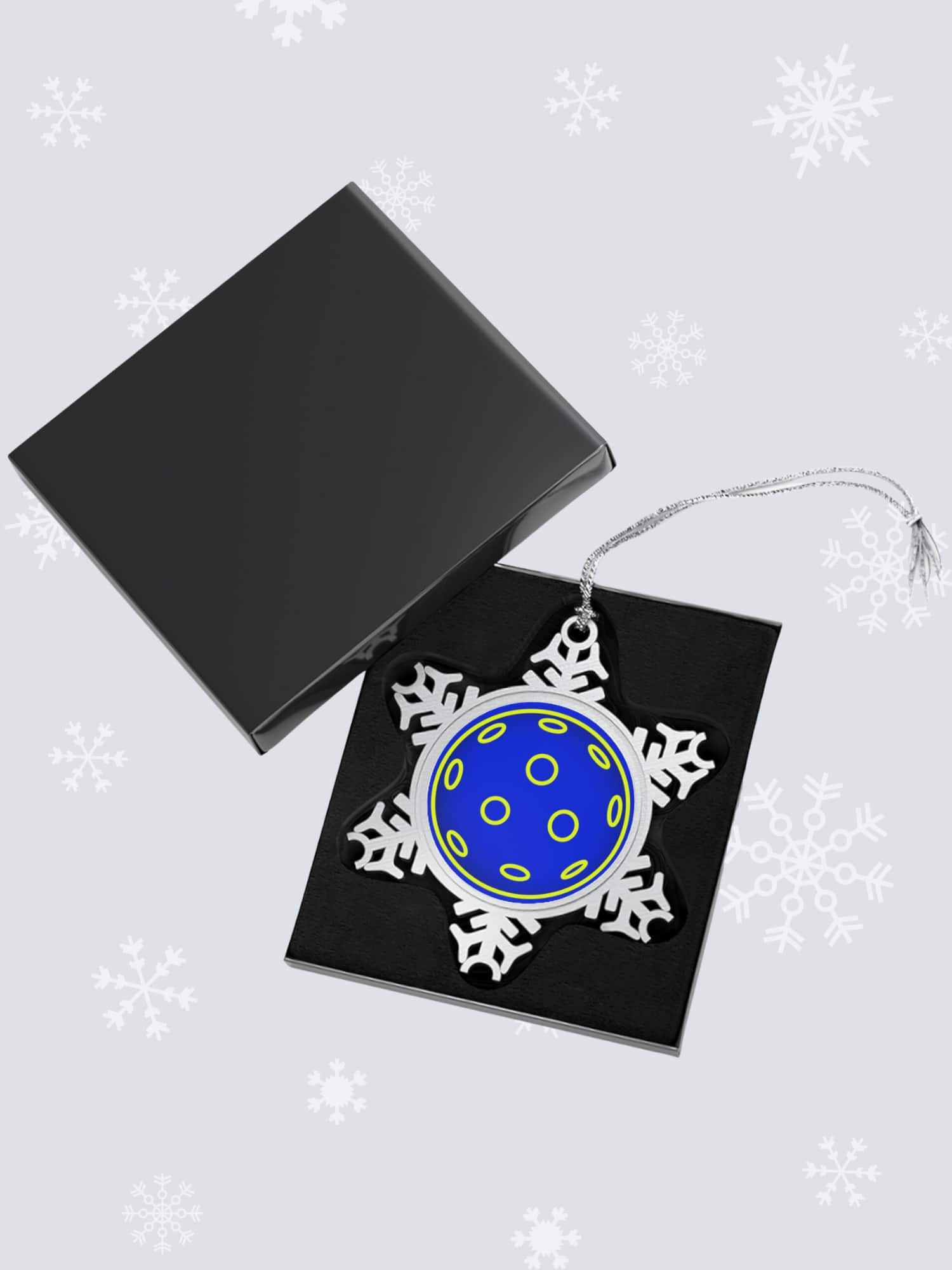 Snowflake Ornament - Pickleball