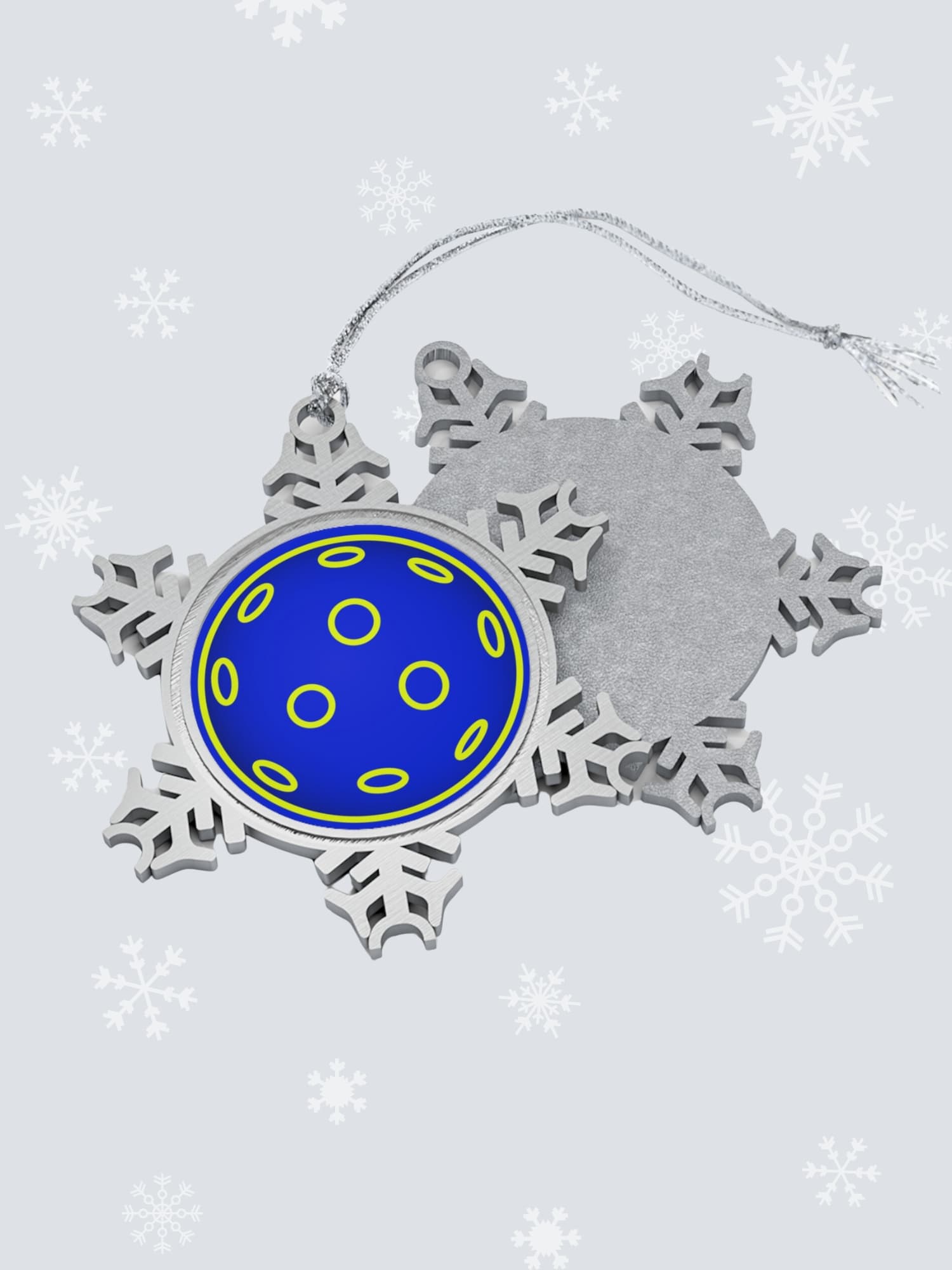 Snowflake Ornament - Pickleball