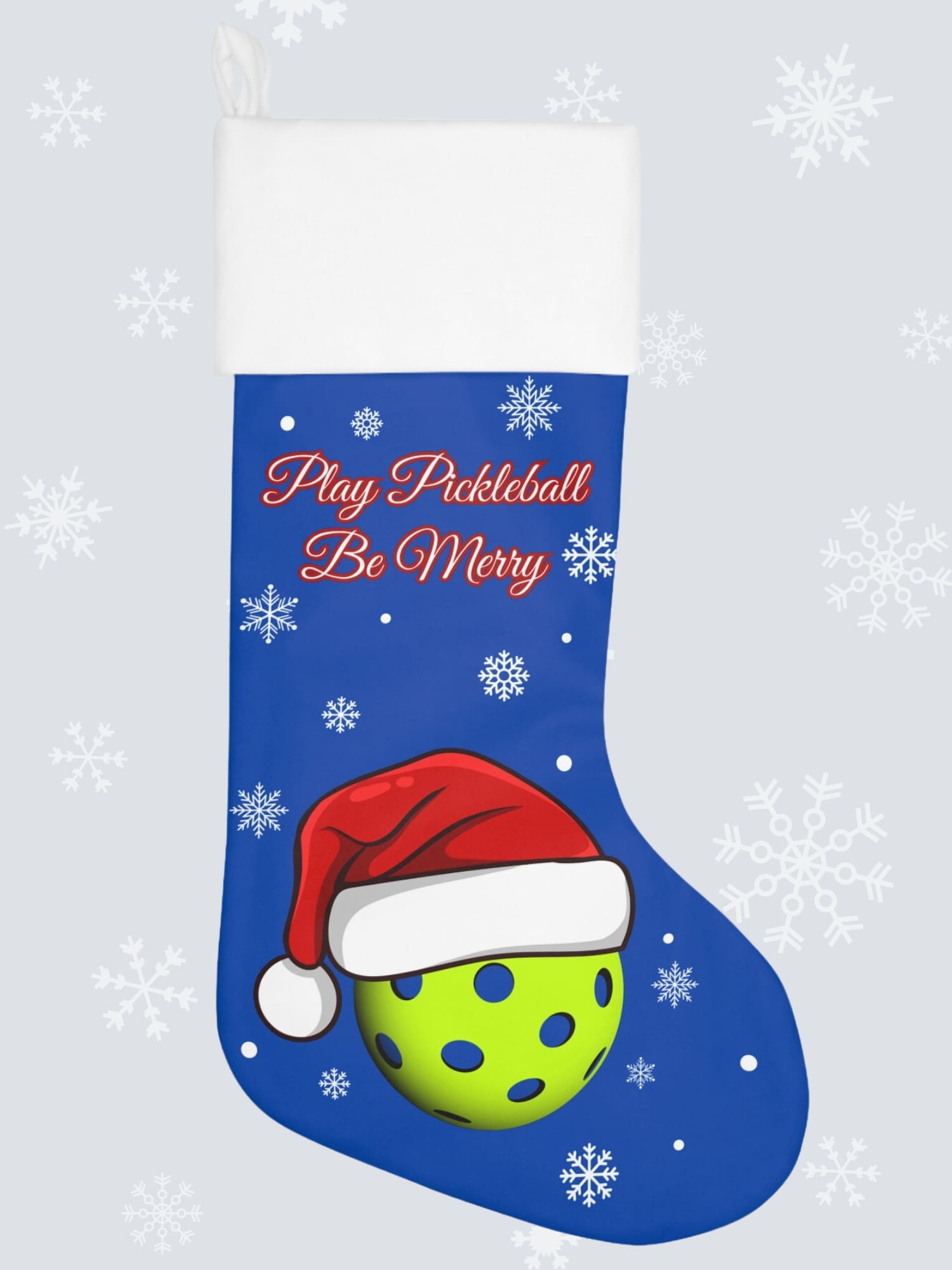 Christmas Stocking - Play Pickleball